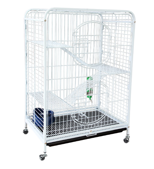 Клетка C2-1W для мелких животных, белая, 640*435*925мм