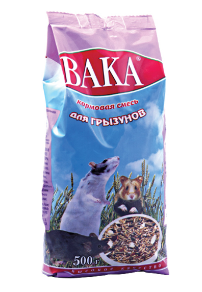 Вака "ВК"для грызунов 500г 