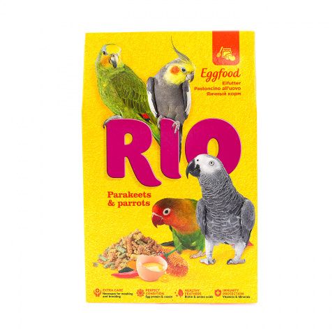 Рио Яичный корм д/средних и  крупных попугаев 250г 