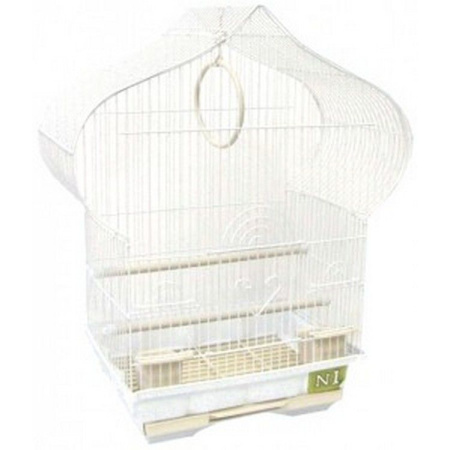 №1 Клетка для птиц, 30*22,5*50,  пагода,  укомплектованная