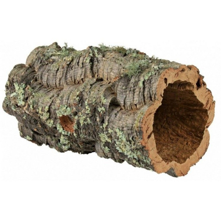 Trixie Тоннели для грызунов и рептилий из коры пробкового дерева, ф до 10 см/длина до 40 см, набор 1