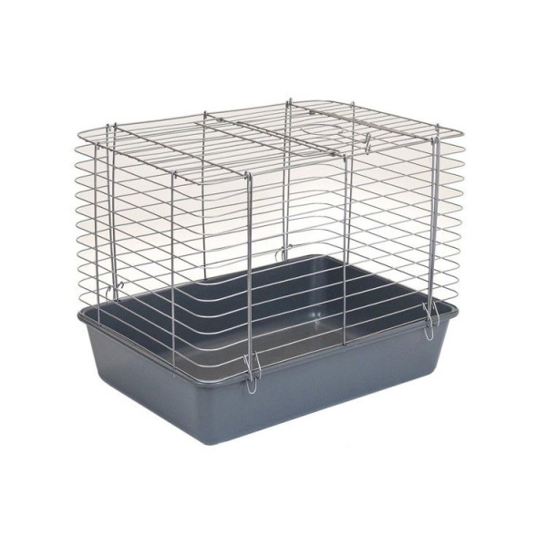 Дарэленд клетка д/морских свинок МАРТА-2 разбор.,шаг прута 20мм, 42,5*30,5*33,5см (б/наполн) серая