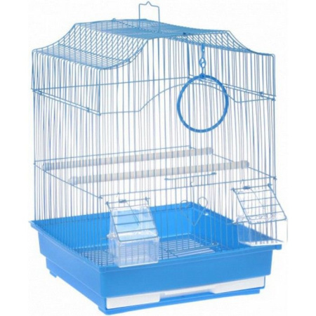 №1 Клетка для птиц, 47 36 55,5, фигурная, укомплектованная.