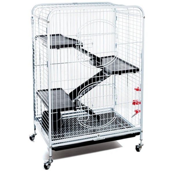 Triol Клетка C2-2W для мелких животных, белая, 640*435*925мм