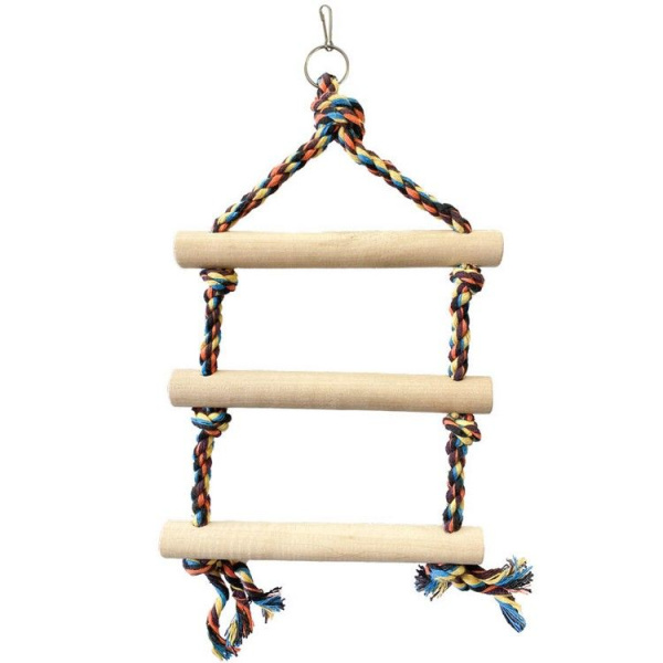 Triol Игрушка для птиц Ступеньки деревянные, 350/400*200мм