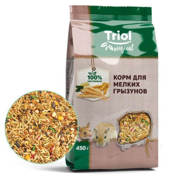 Корм Triol Original для мелких грызунов, 450г