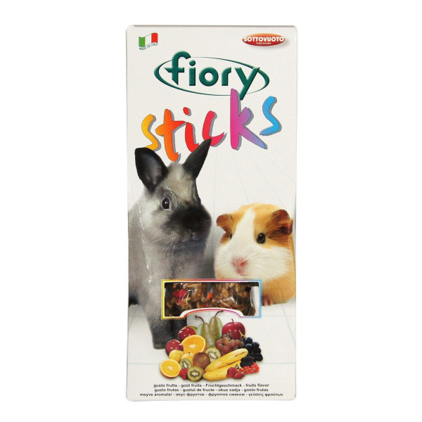 FIORY палочки для кроликов и морских свинок Sticks с фруктами 2х50 г