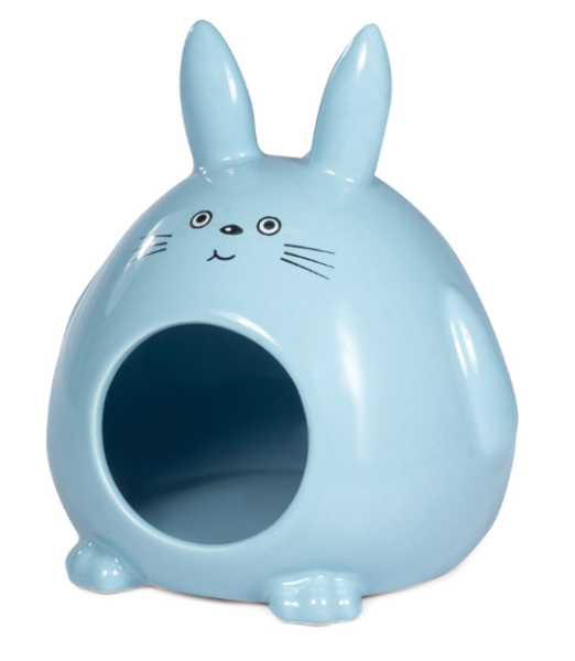 Домик для мелких животных керамический "Кролик", 130*115*145мм