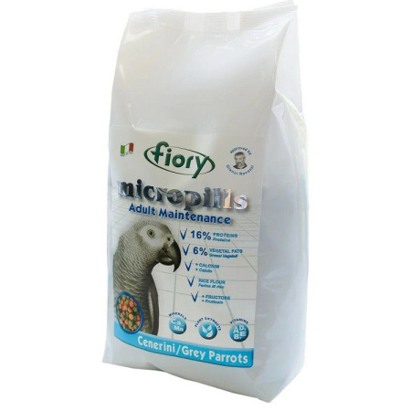 FIORY корм для серых африканских попугаев Micropills Grey Parrots 1,4 кг