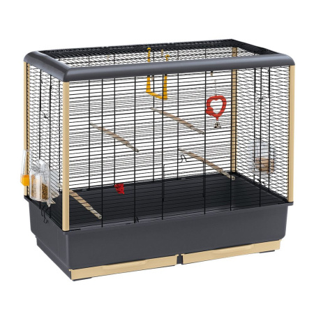 клетка с аксесуарами