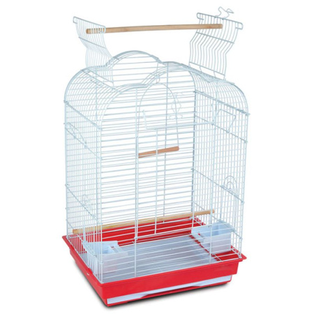 клетка с открывающейся крышей и аксессуарами