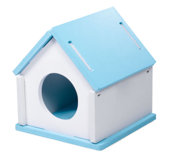 Домик LITTLE TOWN для мелких животных "Трансформер", складной, 95*95*105мм