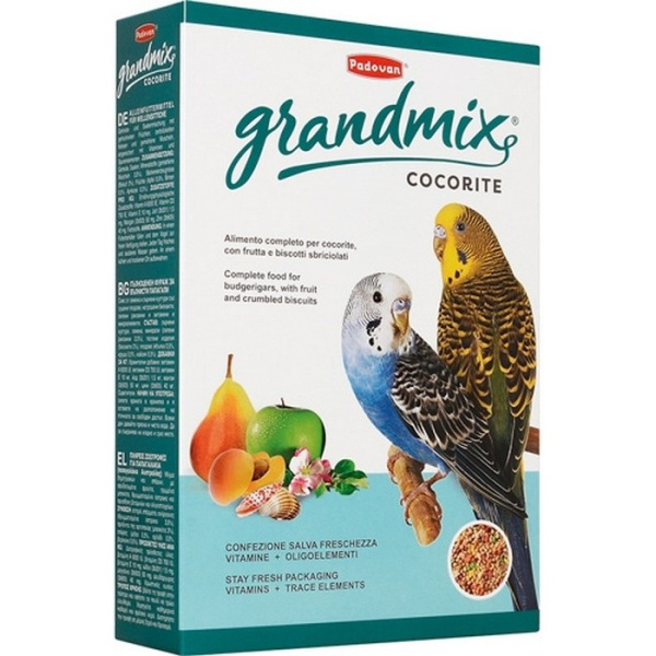 Падован 02767 Grandmix Сocorite Корм д/волнистых попугаев 400г