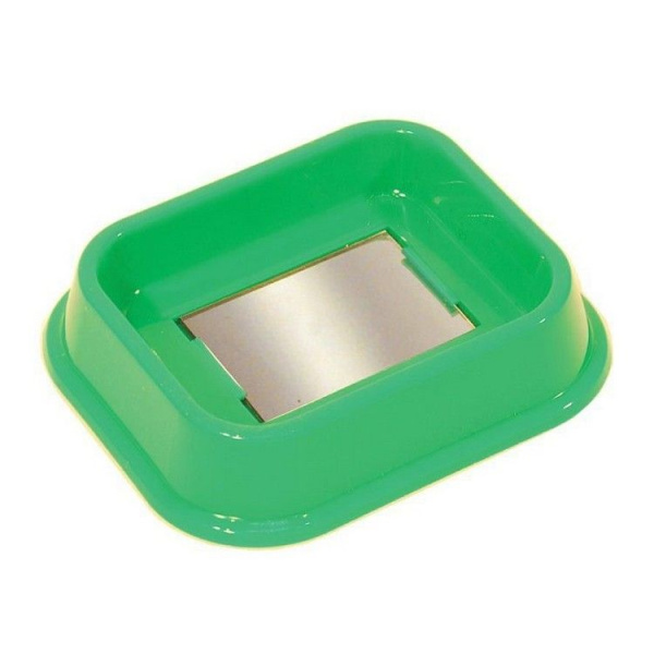 Ванночка для купания д/птиц Дарэлл с зеркалом, 14,5*12*3см (полипропилен)