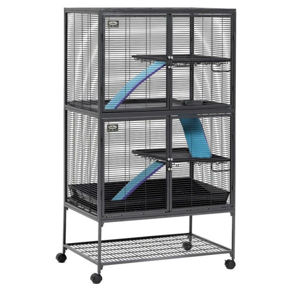 MidWest клетка для крыс, шиншилл, хорьков, летяг, ежей, дегу и др. 92х61х160см 2 этажа