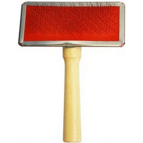 №1 Щетка малая д/животных с метал.зубьями, 12х9 см, Блистер, 1*72