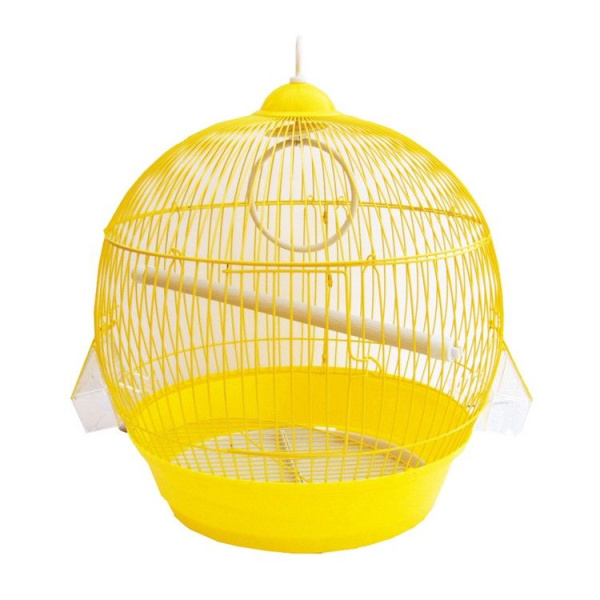 №1 Клетка для птиц, 39*45,  круглая, укомплектованная