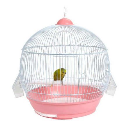 SKY Liberta Клетка для птиц "Mercia", 38.5x38.5x45см, розовая