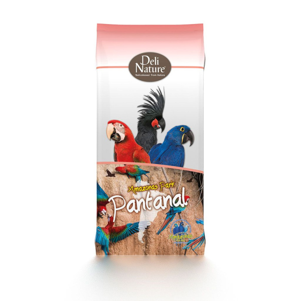 Корм для попугаев ара и пальмовых какаду Deli Nature Amazonas Park Pantanal - 12,5 кг
