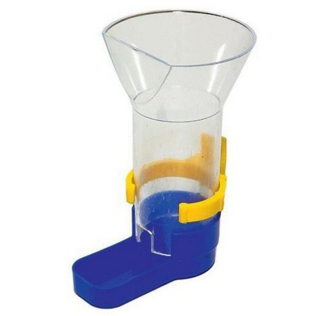 Кормушка д/птиц "ЕВРО" для сыпучего корма 75 мл., (широкий носик) (ТМ "Дарелл")