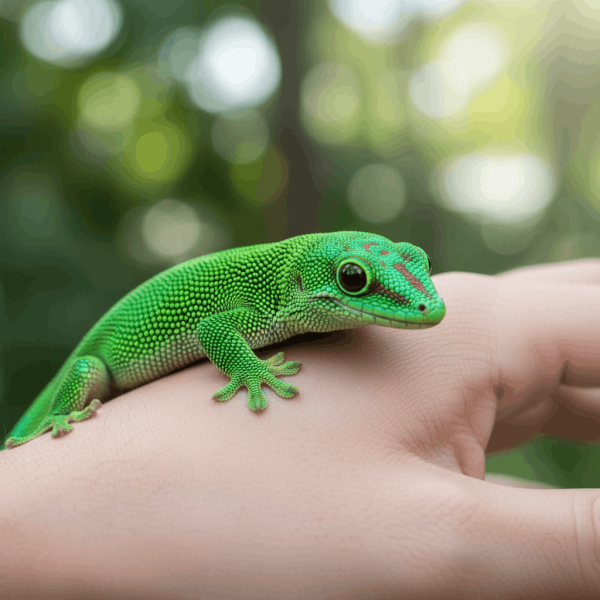 Мадагаскарский дневной геккон (Phelsuma madagaskariensis grandis)