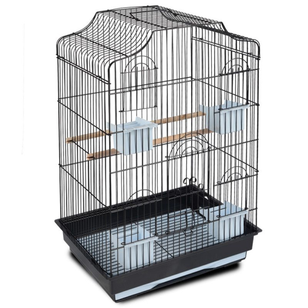 клетка длинная прямоугольная с аксесуарами