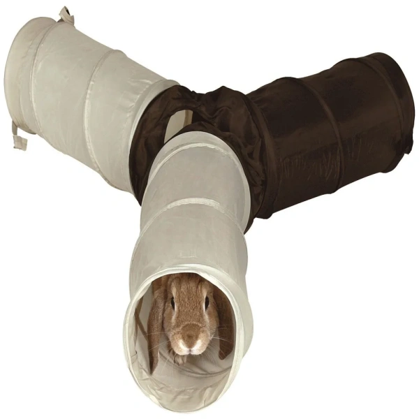 Trixie Тоннель для кроликов, 3 × ø 18 × 47 см
