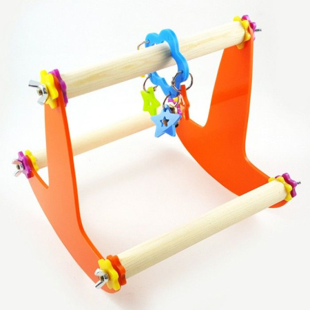 Zoostore Malinki Игрушка для птиц качели напольная FP143 20*20см