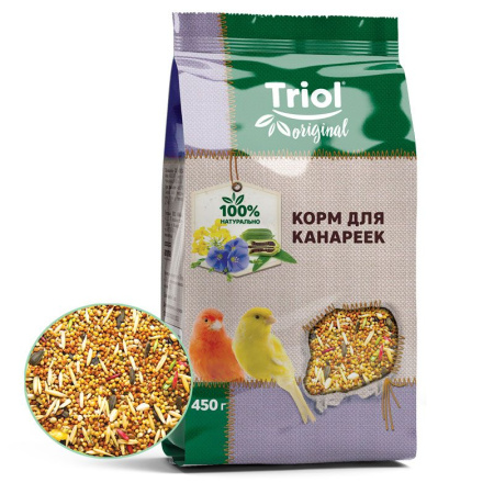 Корм Triol Original для канареек, 450 г