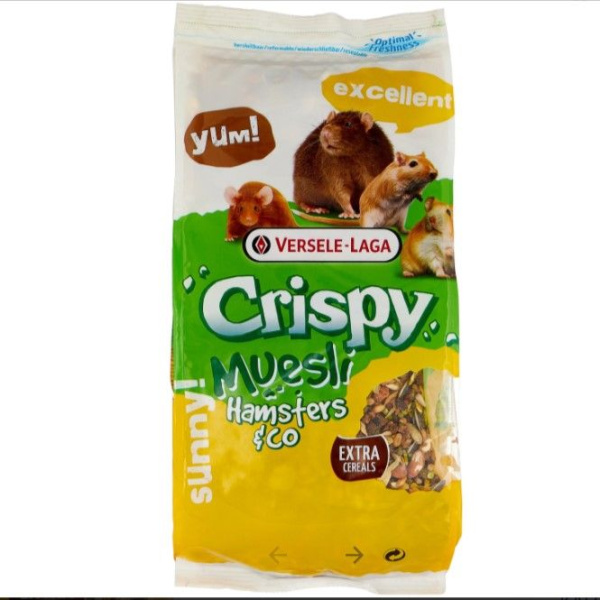 Versele-Laga Crispy Muesli корм для хомяков и других грызунов Hamsters 1 кг