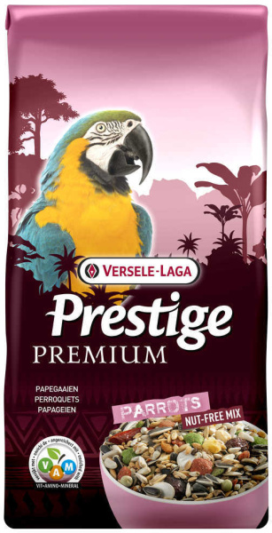 Корм для крупных попугаев Prestige PREMIUM Parrots 15 кг