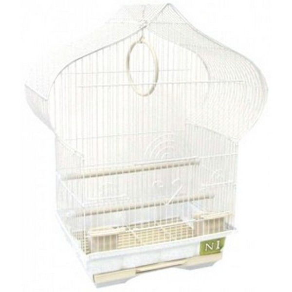 №1 Клетка для птиц, 30*22,5*50,  пагода,  укомплектованная