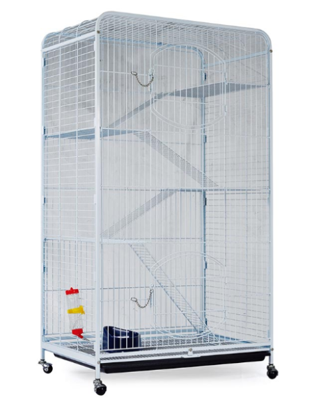 Клетка C4-1W для мелких животных, белая, 790*525*1400мм