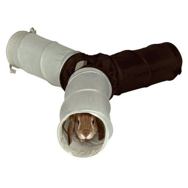 Trixie Тоннель для кроликов, 3 × ø 18 × 47 см