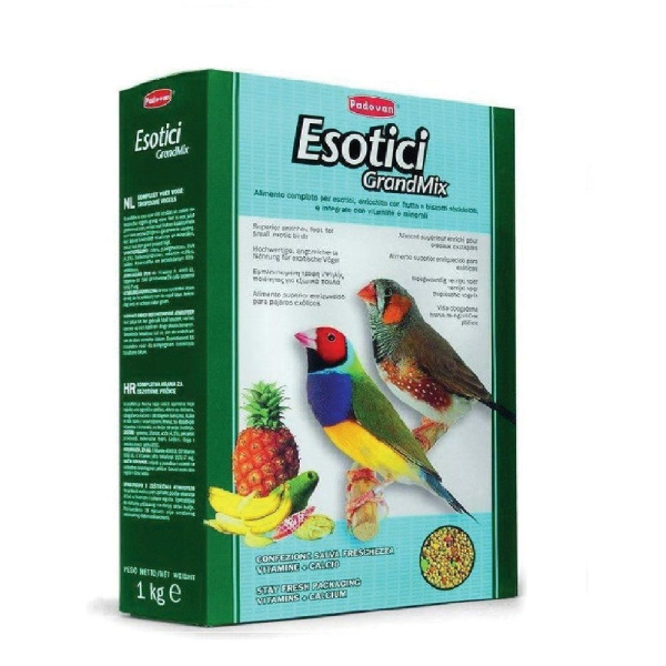 Падован Grandmix Esotici д/экзотических птиц 1кг