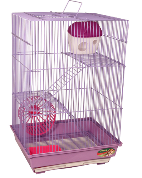 Клетка 3303 для мелких животных, эмаль, 345*280*535мм