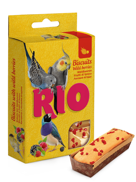 Rio бисквиты для птиц с леснимыягодами 5*7 г