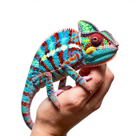 Пантеровый хамелеон (Furcifer pardalis) 