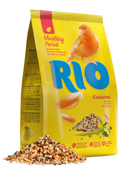 Rio корм для канареек в период линьки