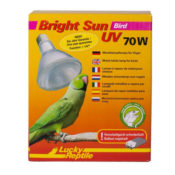 Lucky Reptile УФ лампа для птиц 3 в 1, 70Вт 