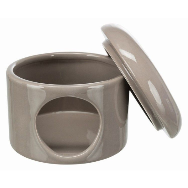 Trixie Керамический домик для мышей, ф 16 X 12 см, темно-серый