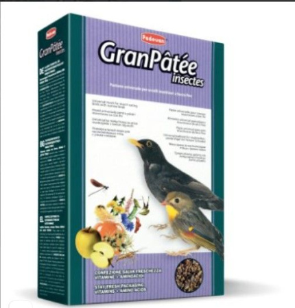 Padovan GranPatee Insectes корм для насекомоядных птиц с насекомыми 1 кг 