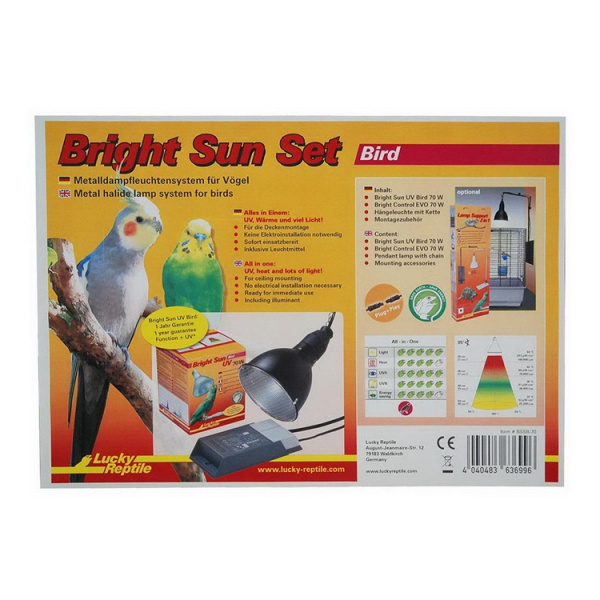 Lucky Reptile Комплект освещения для птиц Bright Sun Set Bird 70Вт 
