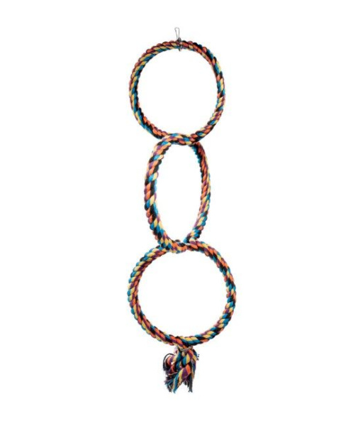 Triol	игрушка для птиц  три кольца  