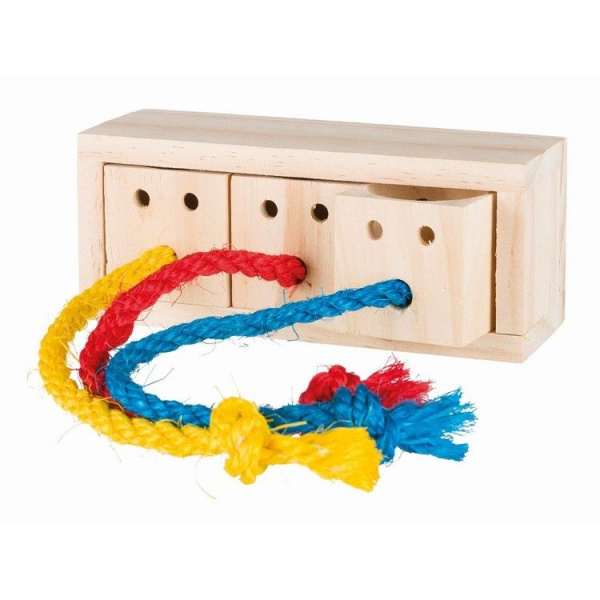Trixie Игрушка для лакомств "Куб", дерево, 16 × 6 × 7 см