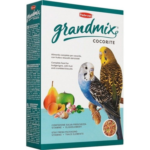Падован 02767 Grandmix Сocorite Корм д/волнистых попугаев 400г