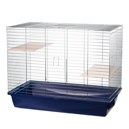Inter-Zoo Клетка для шиншилл Chinchilla 100 + 2 деревянные полки 1000х540х810 (оцинкованный прут) G0