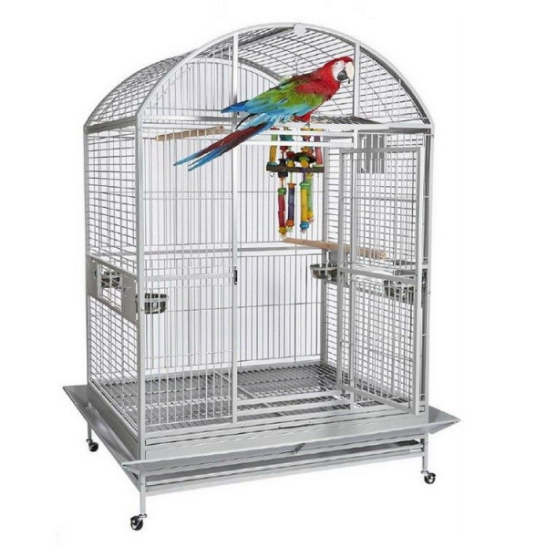 SKY Rainforest Клетка для птиц "Rio Grande II", светло-серая, 127х101х185см