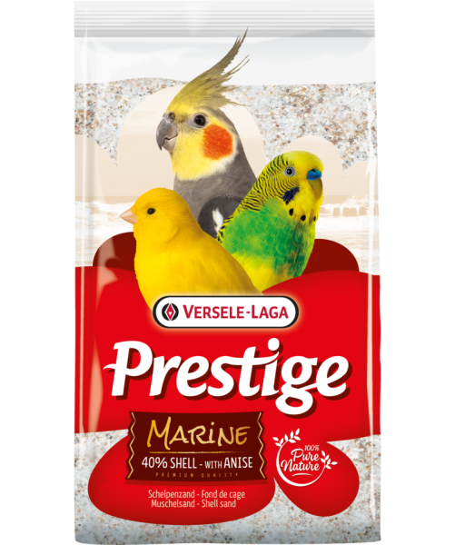VERSELE-LAGA песок для птиц Prestige Marine Shell Sand морской 5 кг