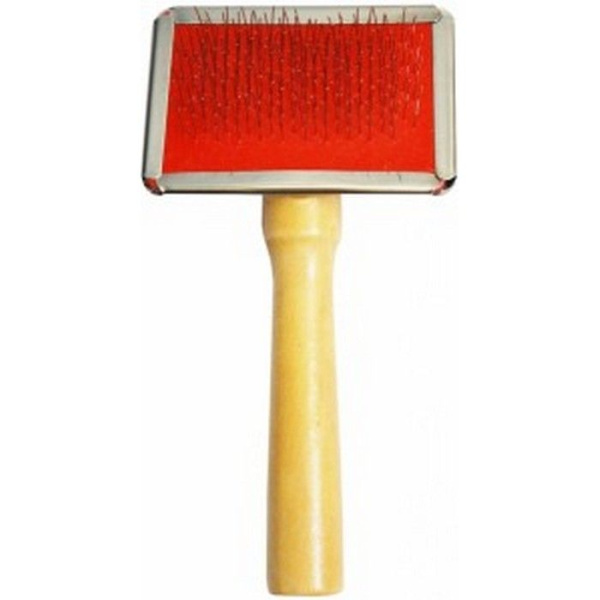 №1 Щетка мини д/животных с метал. зубьями, 12х6 см, Блистер, 1*72